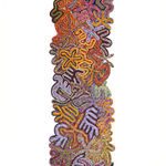 Simone Post, Flowerfield - Pink Totem