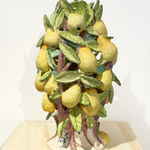 Fons van Laar, Vase Dahlia, Yellow (plateel), 2024