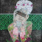 Cécile Duchêne Malissin, La jupe à pois / The polka-dot skirt, 2017