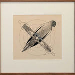 TOYEN, from Le Puits Dand La Tour, Débris de Rêves., 1967