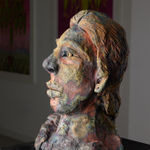 Vivek Vilasini, Study for The Weeping Man, 2023