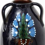 Max Laeuger, Dark Blue Ceramic Vase, Laeuger