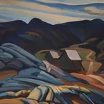 Peter Haworth, Quebec Barn in Laurentian Hills, 1948