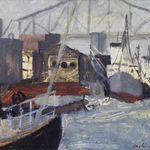 Rose Wiselberg, Montreal Harbour, c 1945