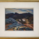 Peter Haworth, Quebec Barn in Laurentian Hills, 1948