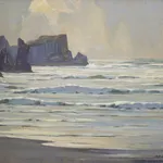 A.C. Leighton, Oregon Coast, 1948