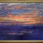 David Drum, Sunset, Ridgeway, Niagara, 2024