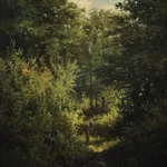 Aaron Allan Edson, Exploring the Bridle Path, Mount Royal, Montreal, c 1880