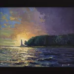 Peter Cheung, Light Show at Point Abino Lighthouse , 2024