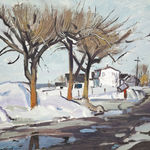 Lorne Bouchard, Haze, Lac Simon, Laurentians, 1968