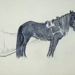 Clarence Gagnon, Etude de Nus Sketch, c 1905