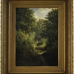 Aaron Allan Edson, Exploring the Bridle Path, Mount Royal, Montreal, c 1880