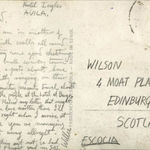 William Wilson RSA, 4 Postcards: ‘Avila – Vista parcial...’; ‘San Gimignano – da S. Chiara’; ‘Puente de Alcantara’; ‘Segovia –...