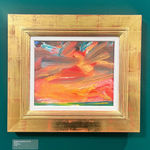 John Houston RSA, Summer Sea I - Seascape, Yellow/Pink