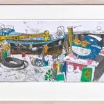 Leon Morrocco RSA, Village below a Mountain, near Cipières, Alpes-Maritimes, 2022