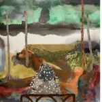 Francis Convery RSA, Findhorn 1, 2 and 3 (triptych), 2019