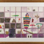 John Houston RSA, Cliffs at Étretat, 1986