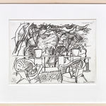 Leon Morrocco RSA, Village below a Mountain, near Cipières, Alpes-Maritimes, 2022