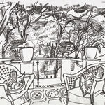 Leon Morrocco RSA, Village below a Mountain, near Cipières, Alpes-Maritimes, 2022