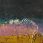 Frank Pottinger RSA, Untitled (Green and White Abstract)