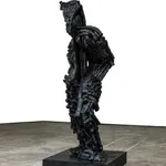 Thomas Houseago, Yet to be titled (peeking figure), 2012