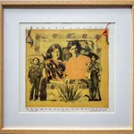 Santa Barraza, Iztaccihuatl and Popocatépetl, Reversed, 1984