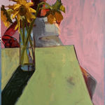 Jennifer Agricola Mojica, Self-Portrait with Sunflowers, 2021