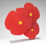 Donald Sultan, Yellow Poppies, Sept 7, 2022, 2022