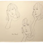 René Marcil, Untitled Seated Nude, 1951