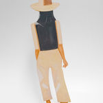 Alex Katz, Yellow Flags on White, 2023