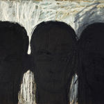 Lester Johnson, Three Men, 1960