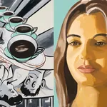 David Salle, Don't Tell Her, 2023