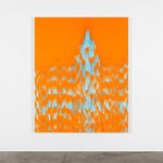 Stanley Casselman, Untitled (white over green purple WP24V4, 2024