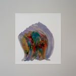 Sophie Hing Yee Cheung, CMYK Painting: Embodies Tree Branch and Human Cells, 2024