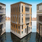 Patrick Hughes, Palazzo, 2017