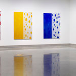 Jacky Redgate, Light Throw (Mirrors) Fold - Yellow and White, 2018