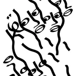 Shantell Martin - Printed Matter, Lithograph - Six ©, 2015