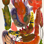 Emily Wise, Celestial Blues, 2024