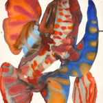 Emily Wise, Celestial Blues, 2024