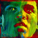 Simon Bull, Shadow Boxer, Metal Print, 2017