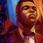 Simon Bull, Shadow Boxer, Metal Print, 2017