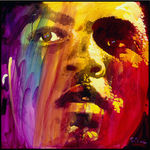 Simon Bull, Shadow Boxer, Metal Print, 2017