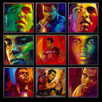 Simon Bull, Shadow Boxer, Metal Print, 2017