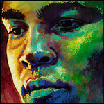 Simon Bull, Shadow Boxer, Metal Print, 2017