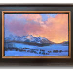Pastel on paper sunset scene by Slate Gray Gallery artist Bruce A. Gómez