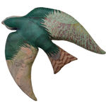 Clay and mixed media bird by Slate Gray Gallery artist Julie McNair