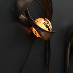 Marc Fish, Mokume Gane Small Console Table, 2023