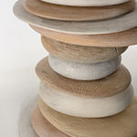 Christopher Kurtz, Skipping Stone Side Tables (Winter)