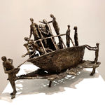 John Behan RHA, Family Coming Ashore, 2020