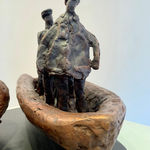 John Behan RHA, Family Coming Ashore, 2020